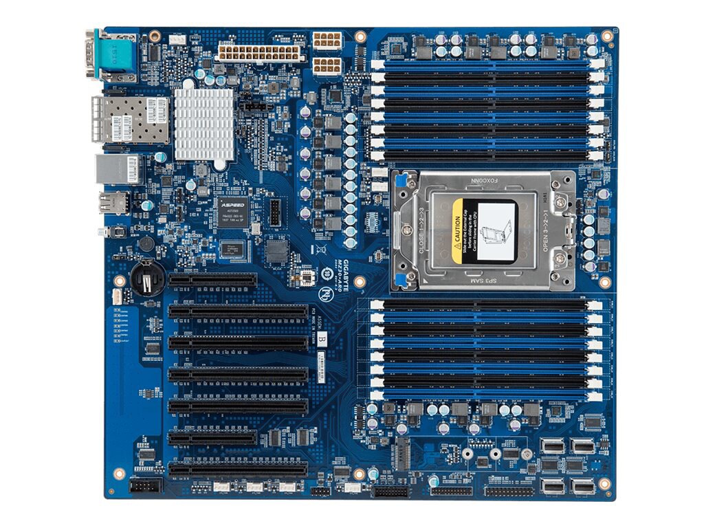 Gigabyte MZ31-AR0 - 2.X - motherboard - extended ATX - Socket SP3