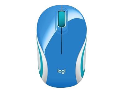Logitech M187 - mouse - 2.4 GHz - blue