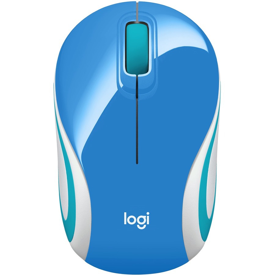 Logitech M187 - mouse - 2.4 GHz - blue