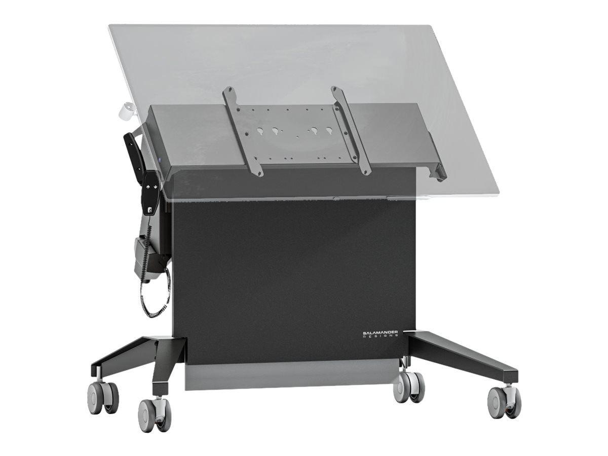Salamander FPS Series FPS2/ELt/GG Electric Lift & Tilt Mobile Display Stand cart - Lift - for interactive flat panel /