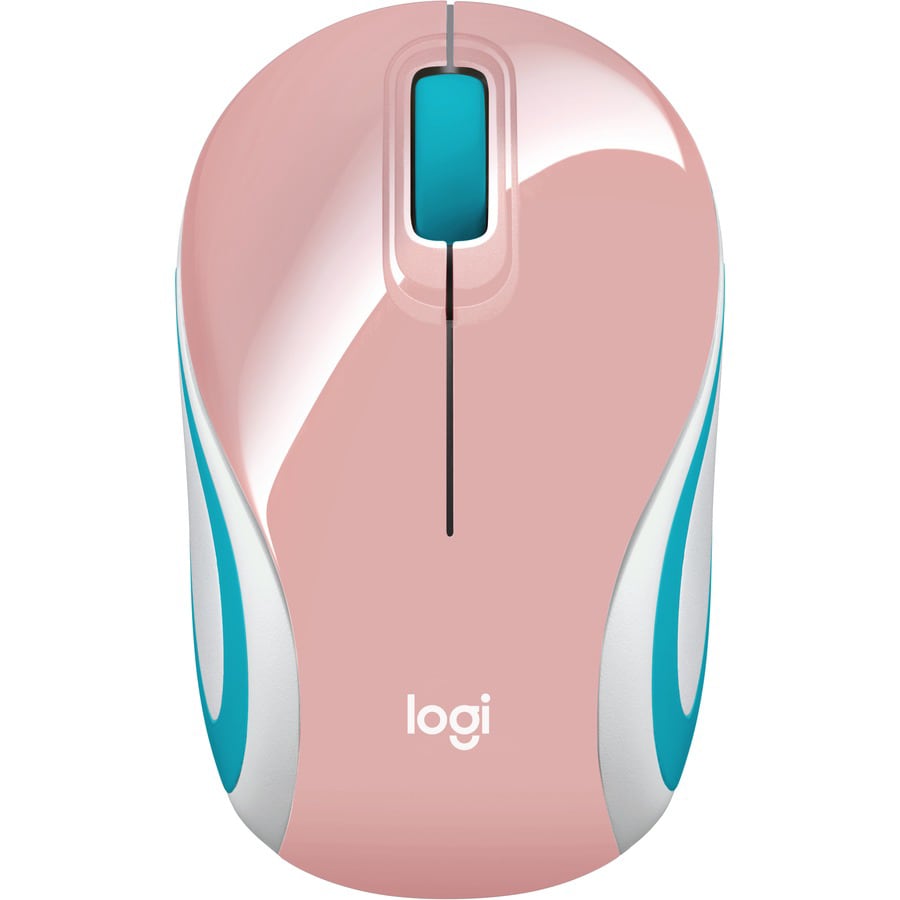 Logitech M187 - mouse - 2.4 GHz - blossom