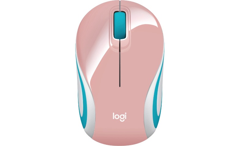 Logitech M187 - mouse - 2.4 GHz - blossom - 910-005364 - Mice