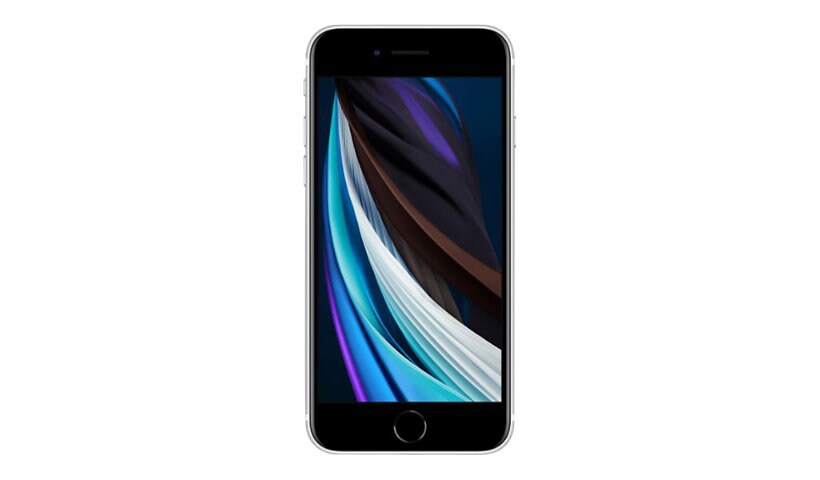 Apple iPhone SE (2nd generation) - white - 4G smartphone - 64 GB - CDMA / G