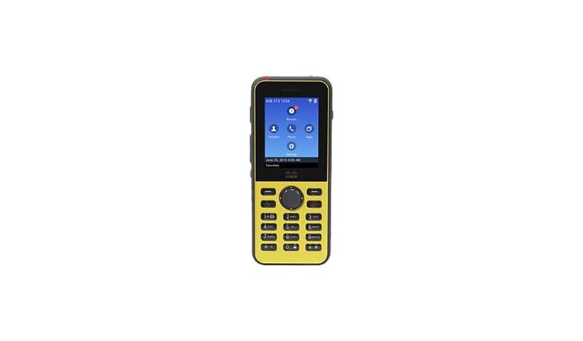 Cisco Unified Wireless IP Phone 8821-EX - extension du combiné sans fil - avec Interface Bluetooth