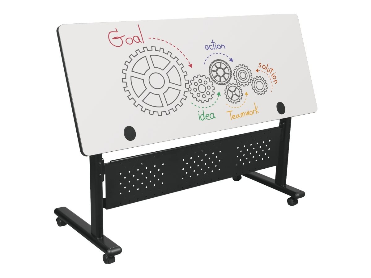 MooreCo Flipper - sit/standing desk - rectangular - available in different