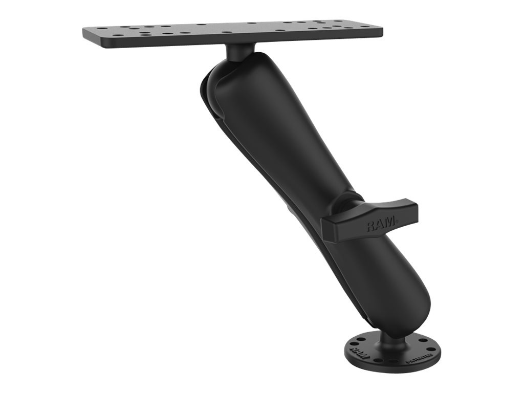 RAM Universal Marine Electronic Mount with C Size 1.5" Rubber Ball RAM-111U