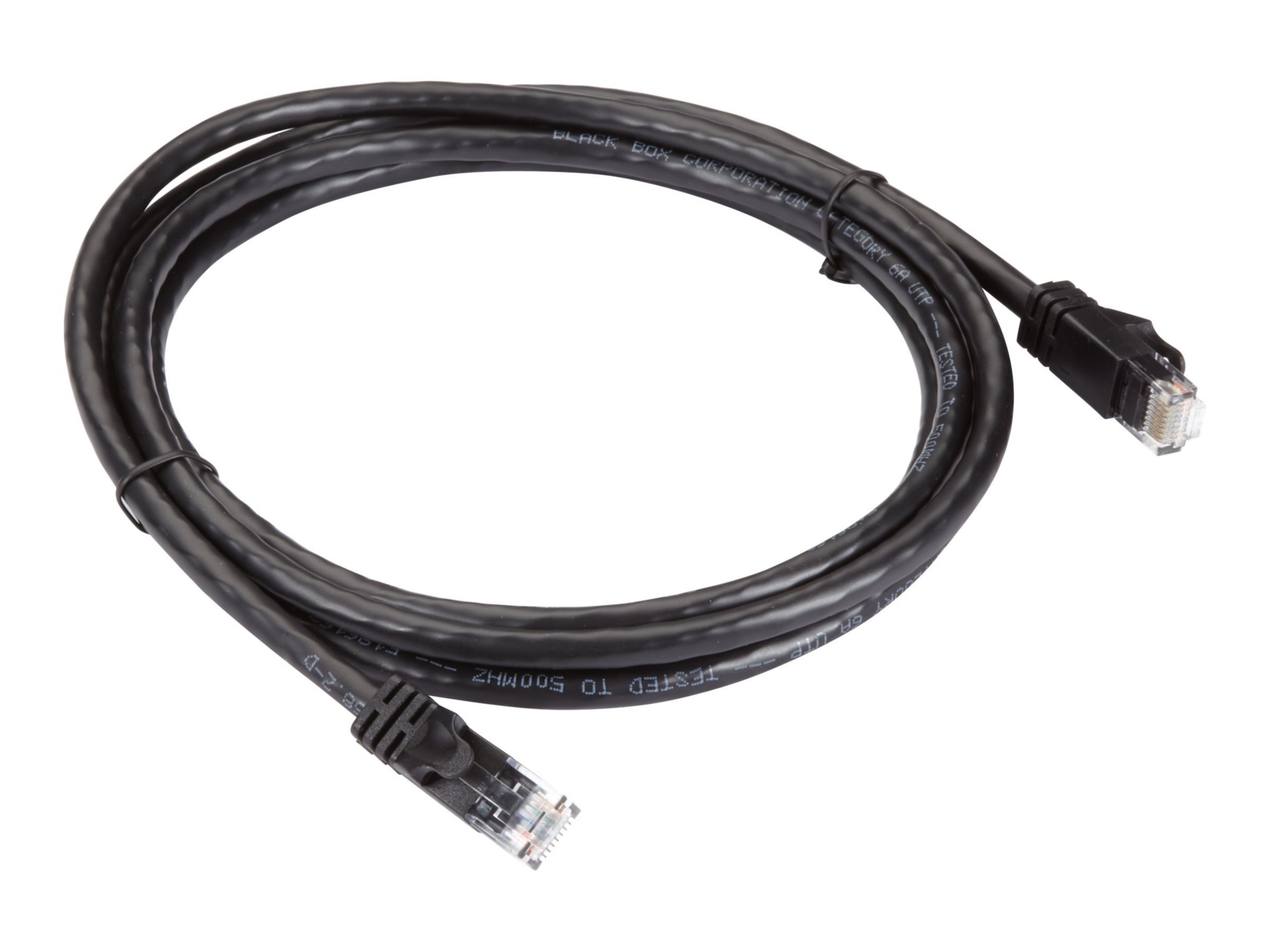 Black Box GigaTrue patch cable - 5 ft - black