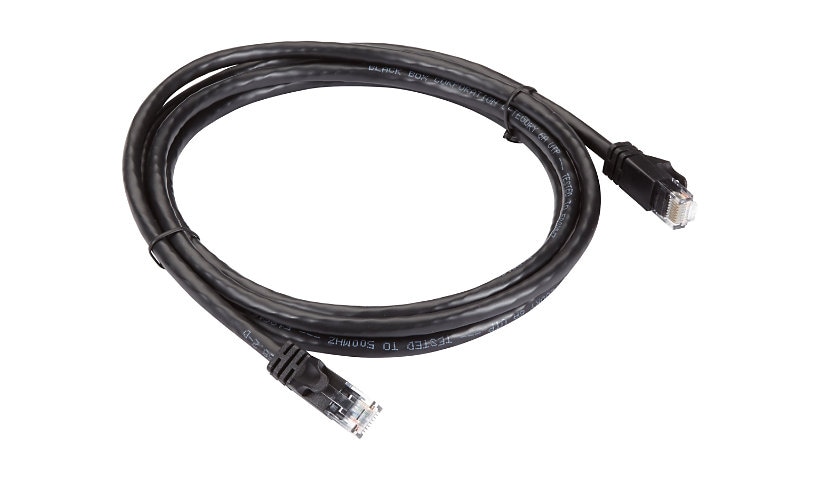 Black Box GigaTrue patch cable - 7 ft - black