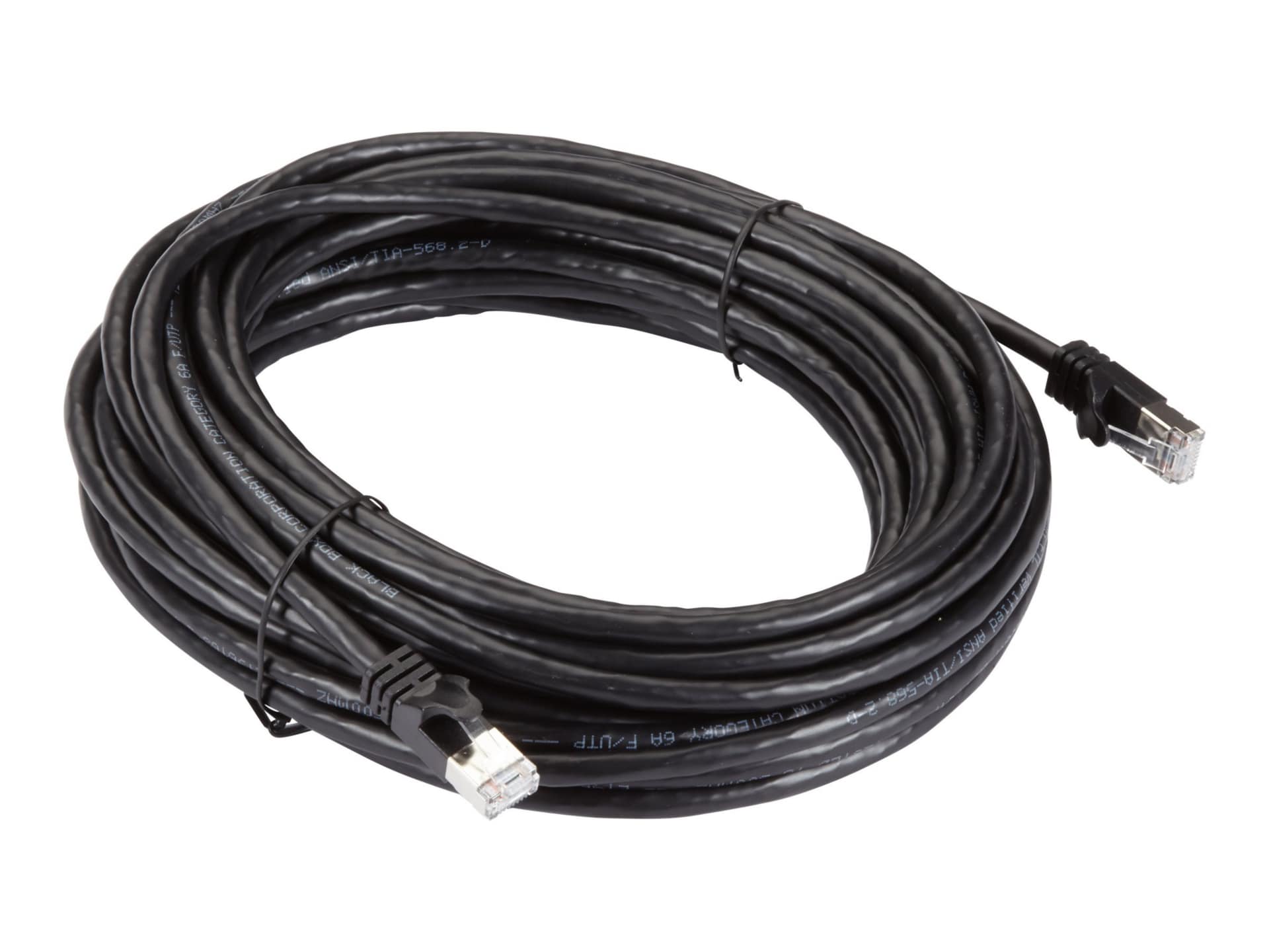 Black Box GigaTrue patch cable - 35 ft - black