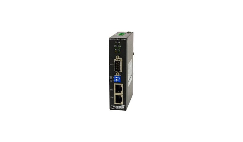 Transition Networks Hardened Slim Serial Device Server SDSTX3110-121S-LRT - device server