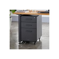 VARI - vertical filing cabinet - 3 drawers - slate