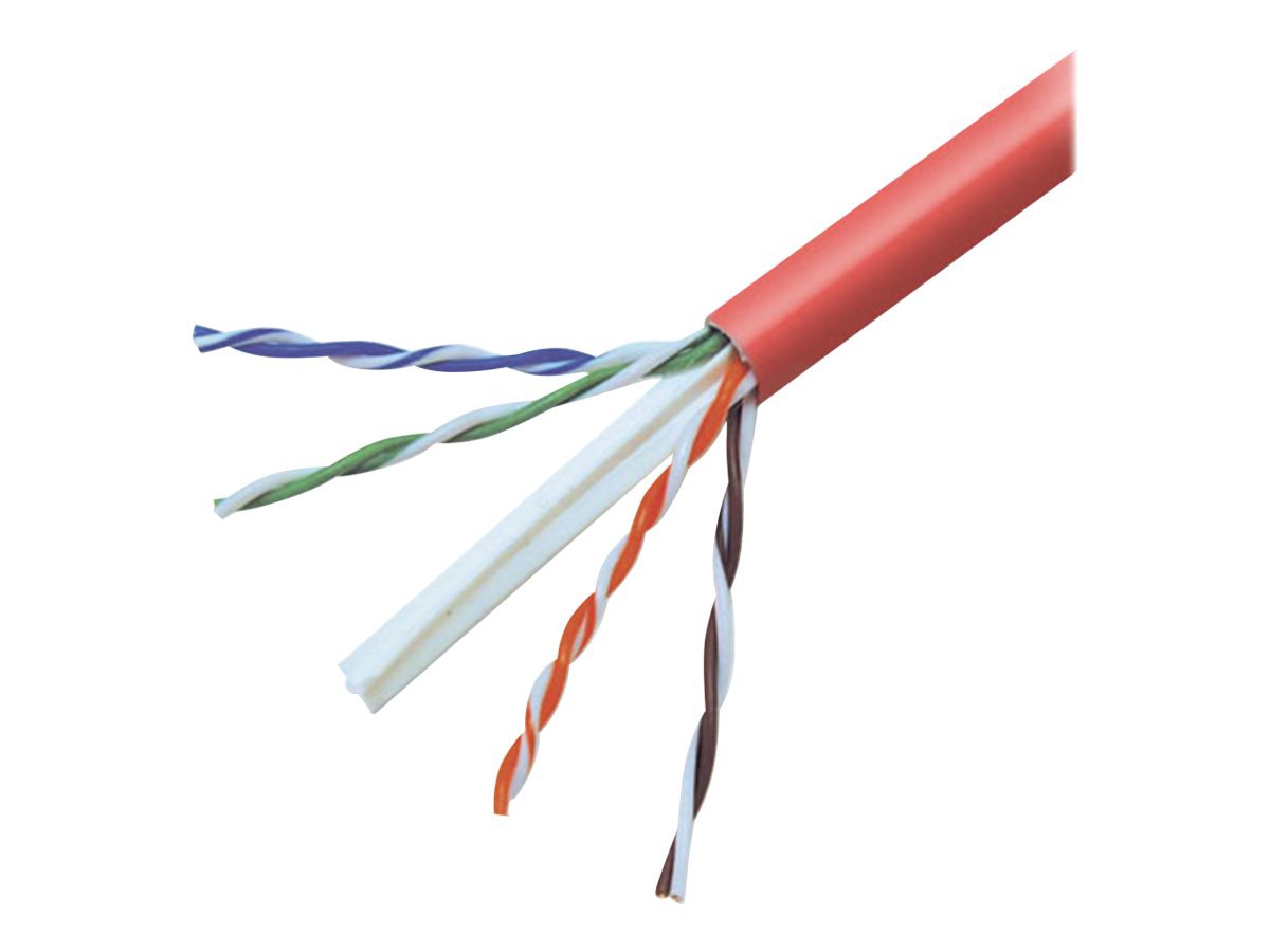 Belkin CAT6, 500ft, Orange, UTP, Solid, Bulk Patch Cable