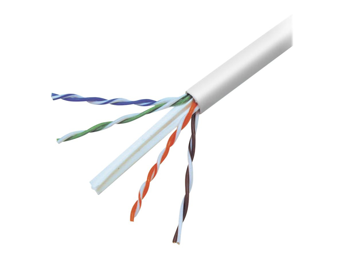 Belkin bulk cable - TAA Compliant - 499 ft - white