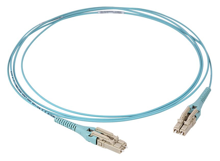 CommScope 1m LC to LC OM4 Multimode LSZH Fiber Optic Cable