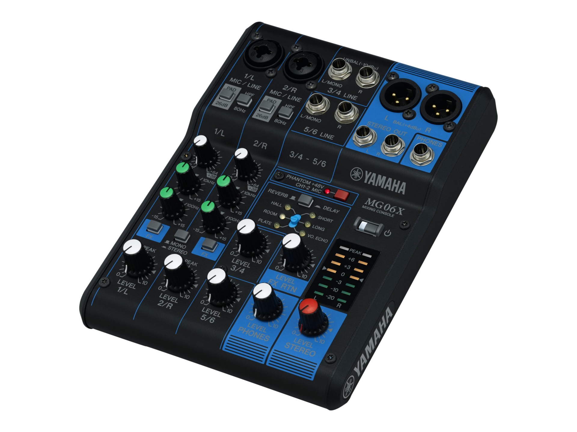 Yamaha MG06X analog mixer - 6-channel