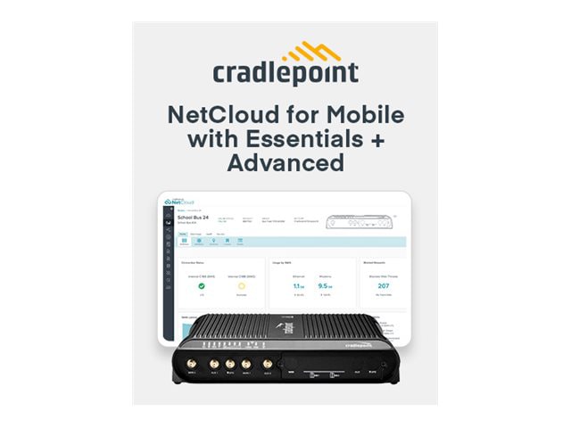 Cradlepoint 3-Year NetCloud Essentials with Mobile Router