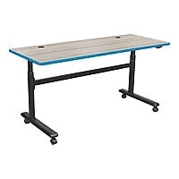 MooreCo - sit/standing desk - rectangular - whiteboard