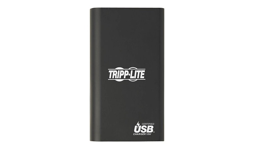 Tripp Lite Portable Charger - 2x USB-A, USB-C with PD Charging, 10,050mAh Power Bank, Lithium-Ion, USB-IF, Black power