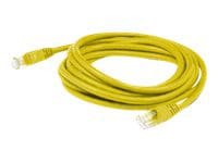 Proline 2ft RJ-45 (M)/RJ-45 (M) Straight Yellow Cat6 Slim UTP PVC Cable