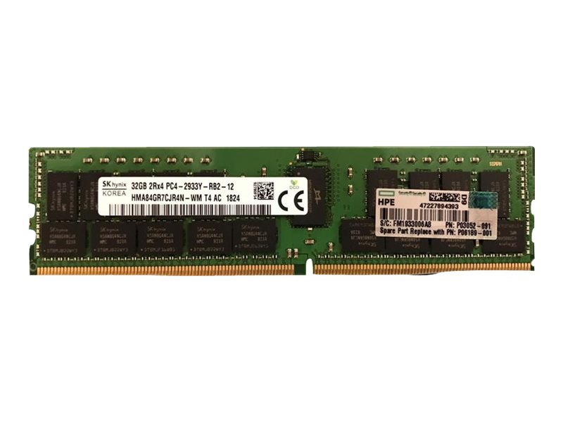 HPE SimpliVity - DDR4 - kit - 384 GB: 12 x 32 GB - DIMM 288-pin - 2933 MHz / PC4-23400 - registered