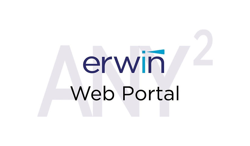 erwin Web Portal - licence + 1 an de maintenance Entreprise - 15 utilisateurs simultanés