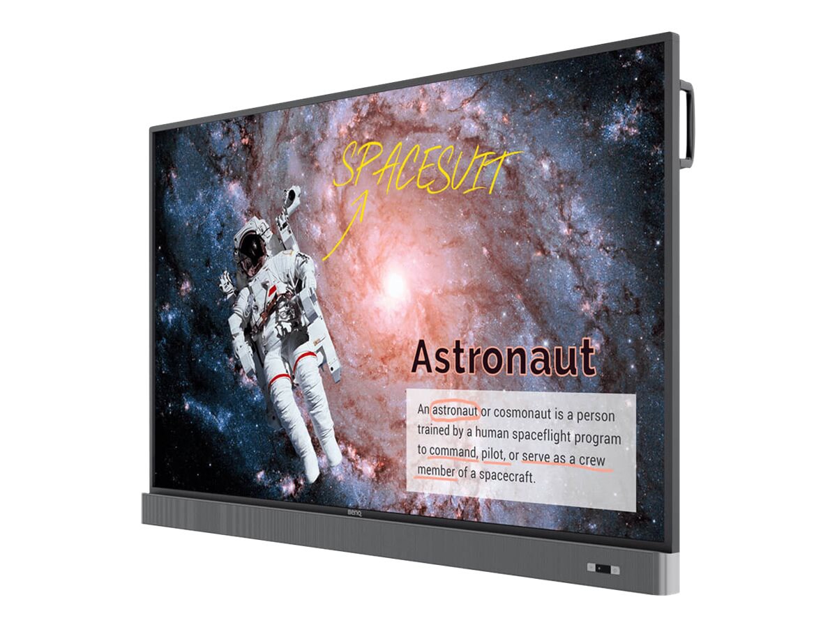 BenQ RM6502K Education IFP Series - 65" LED-backlit LCD display - 4K - for