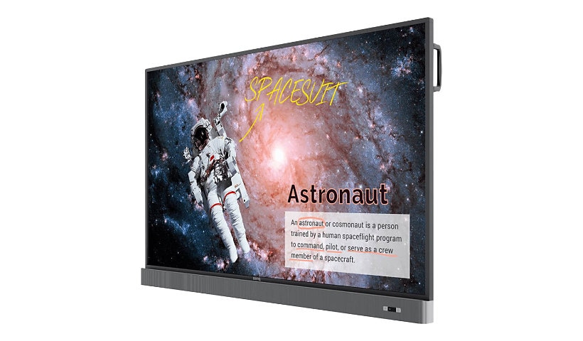 BenQ RM6502K Education IFP Series - 65" LED-backlit LCD display - 4K - for