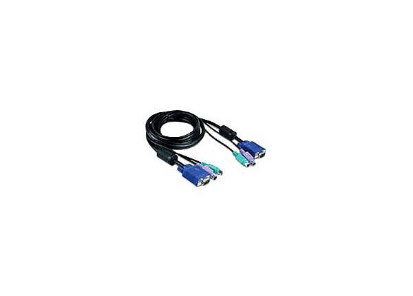 D-Link keyboard / video / mouse (KVM) cable kit - 1.8 m