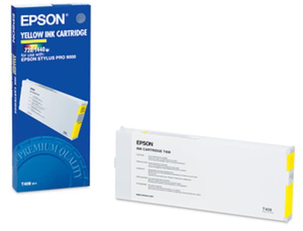 Epson T41N - yellow - original - ink cartridge