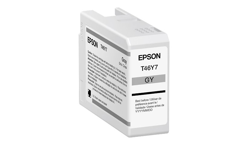 Epson T46Y - gray - original - ink cartridge