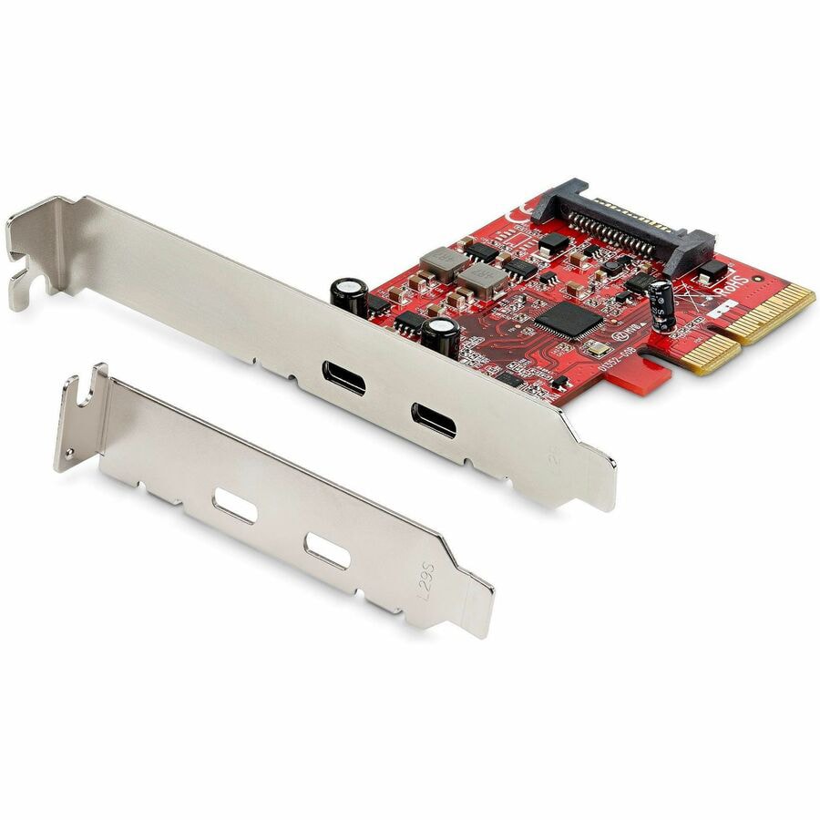 StarTech.com 2-port 10Gbps USB C PCIe Card - USB 3.1 Gen 2 PCI Express Host Controller Card - PEXUSB312C3 - Storage Mounts & Enclosures - CDW.com