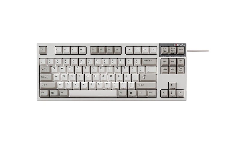 Fujitsu REALFORCE R2 PFU - keyboard - ivory