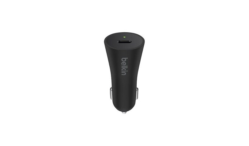 Belkin BOOST CHARGE Car Charger adaptateur d'alimentation pour voiture - USB-C - 27 Watt