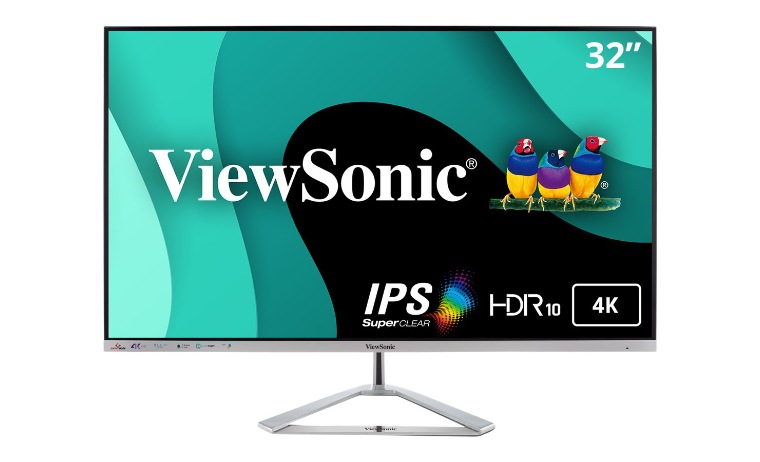 ViewSonic VX3276-4K-MHD - 4K UHD Monitor with Ultra-Thin Bezels