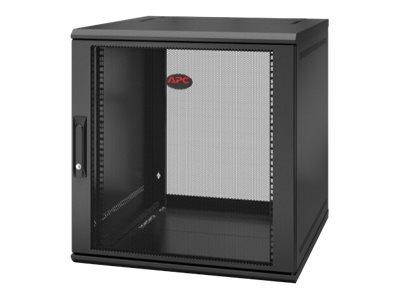 APC NetShelter 12U Wallmount Rack Enclosure Cabinet Single Hinged Server De