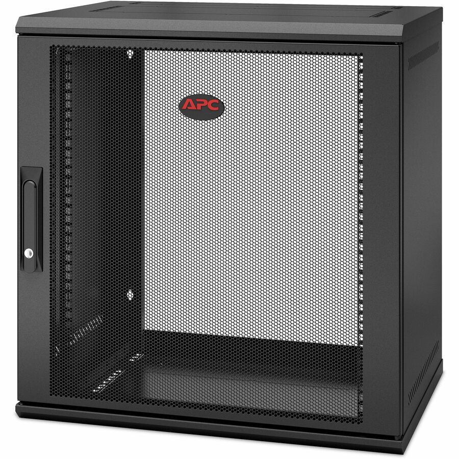 APC NetShelter 12U Wallmount Rack Enclosure Cabinet Single Hinged Switch De