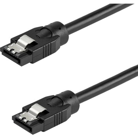 StarTech.com 0.3 m Round SATA Cable - Latching Connectors - 6Gbs SATA Cable