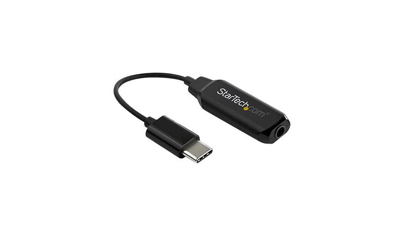 StarTech.com USB C to 3.5mm Audio Adapter USB Type C to Headphone Jack DAC