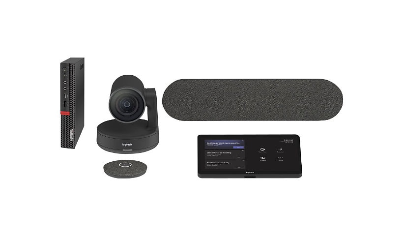 Logitech Medium Room Solution Powered by Lenovo ThinkSmart Edition Tiny for