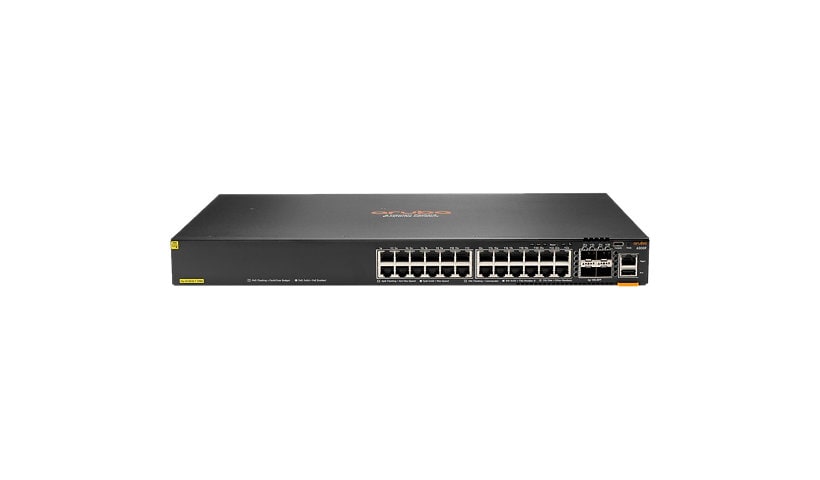 HPE Aruba 6200F 24G Class4 PoE 4SFP+ 370W Switch - switch - 28 ports - managed - rack-mountable