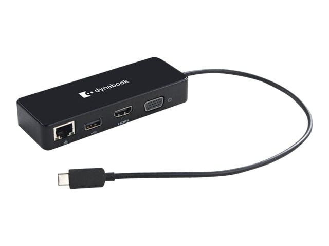 Dynabook Dynadock - docking station - USB-C - VGA, HDMI - 1GbE