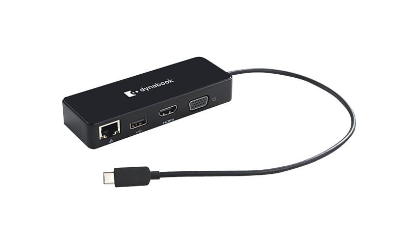 Dynabook Dynadock - docking station - USB-C - VGA, HDMI - GigE