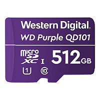 WD Purple SC QD101 WDD512G1P0C - flash memory card - 512 GB - microSDXC UHS-I