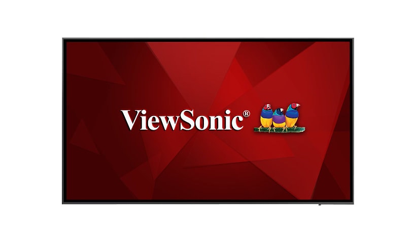 ViewSonic CDE6520-W 65" LED-backlit LCD display - 4K - for digital signage