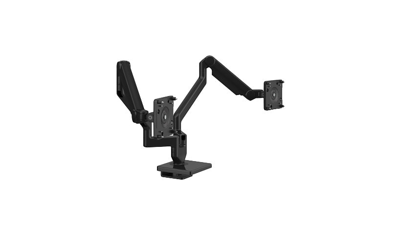 Humanscale M/Flex for M2.1 Dual Monitor Arm - Black with Black Trim