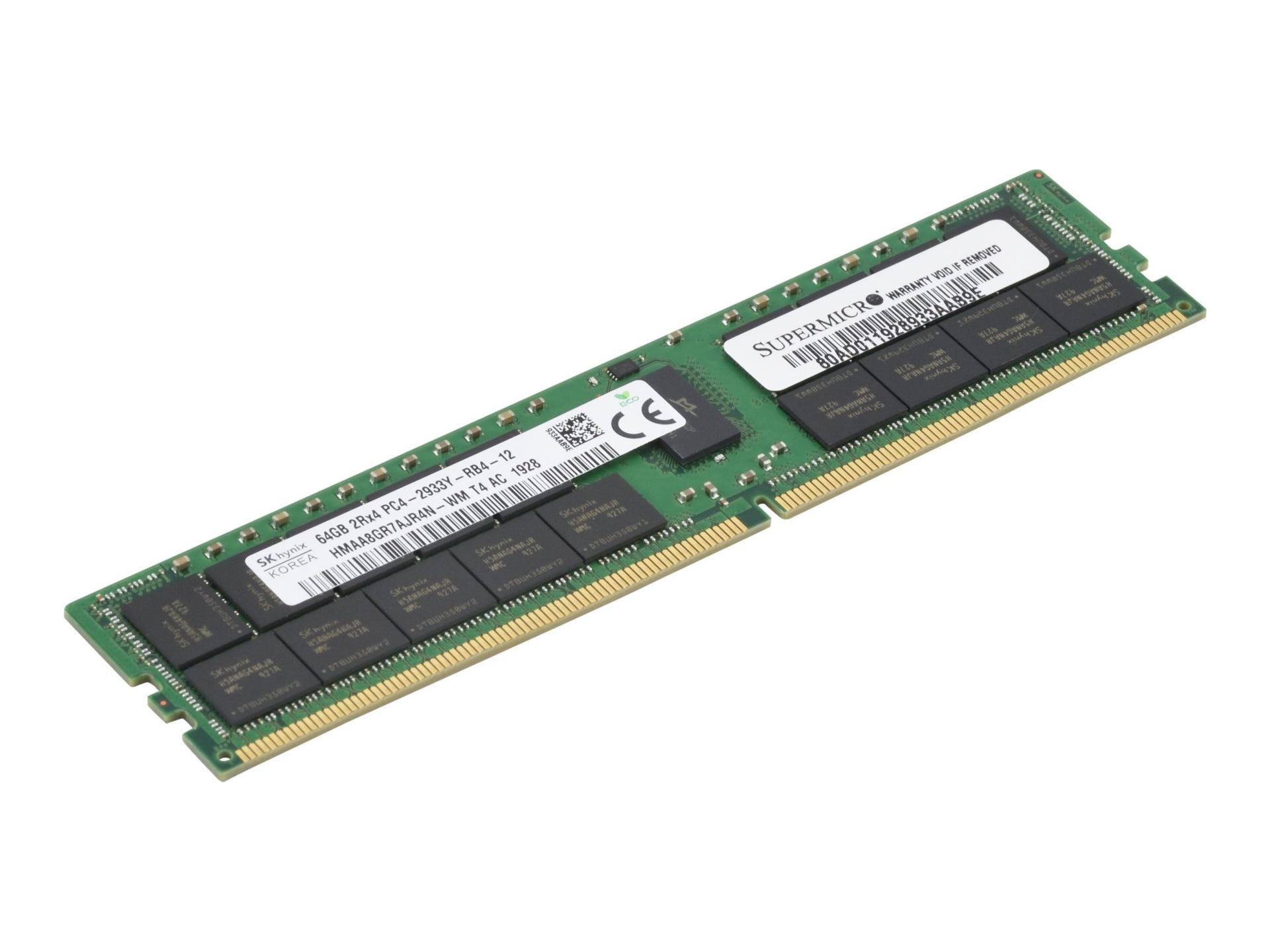 Thumbnail 3 of 3 for Hynix - DDR4 - module - 64 GB - DIMM 288-pin - 2933 MHz / PC4-23400 - regis