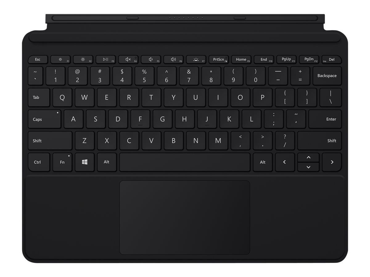 Microsoft Surface Go Type Cover - keyboard - with trackpad, accelerometer - QWERTY - English - black Input Device