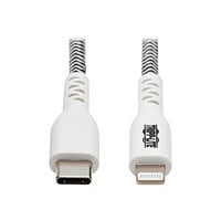 Tripp Lite Heavy-Duty USB-C Sync / Charge Cable with Lightning Connector - M/M, USB 2.0, 3 ft. (0.9 m) - Lightning cable