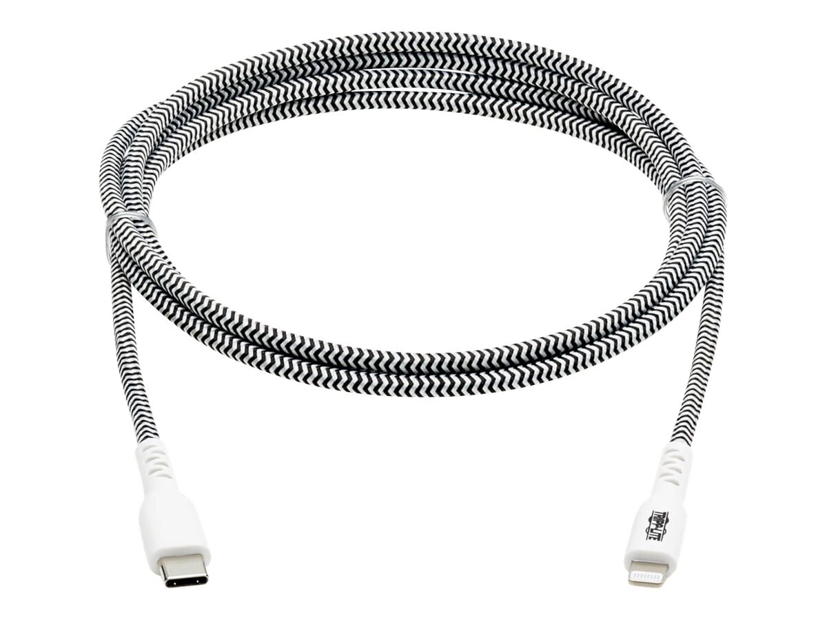 Eaton Tripp Lite Series Heavy-Duty USB-C to Lightning Sync/Charge Cable, MF