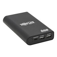 Tripp Lite Portable Charger - 2x USB-A, USB-C with PD Charging, 10,050mAh Power Bank, Lithium-Ion, USB-IF, Black power